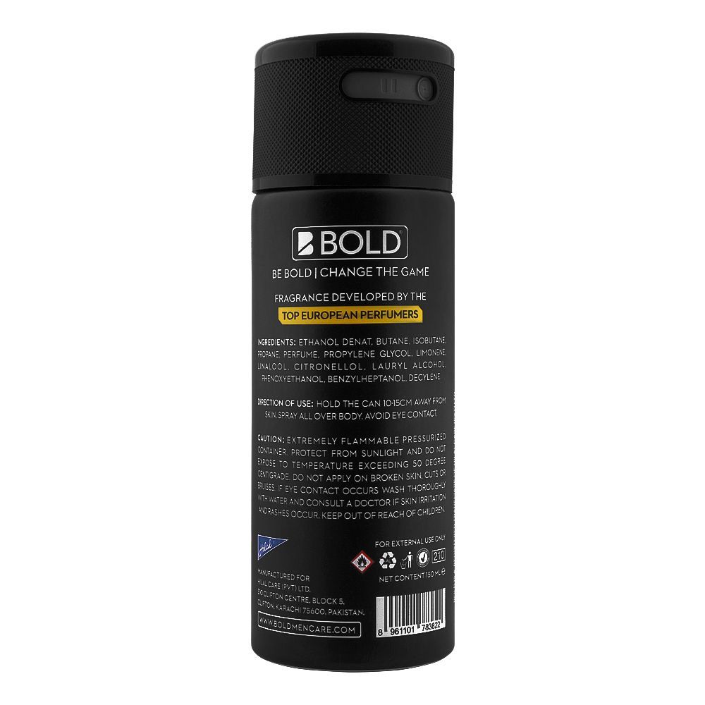 BOLD Deodorant Body Spray for Men Groove 150ml