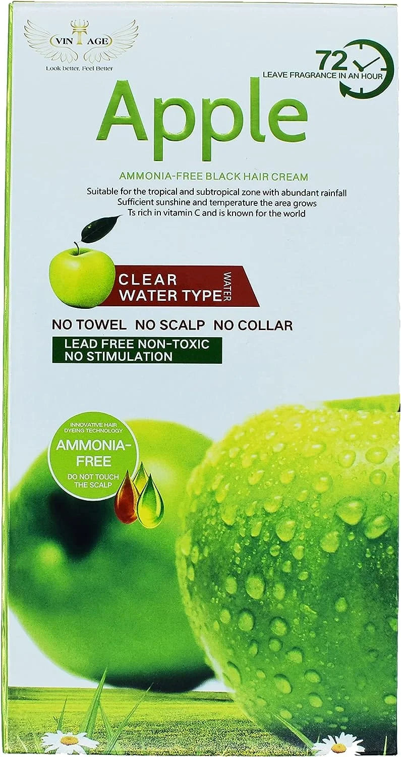Apple Ammonia Free Black Hair Cream