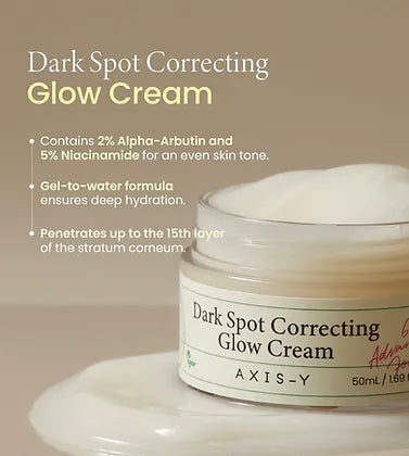 Axis-Y Dark Spot Correcting Glow Face Cream 50ml
