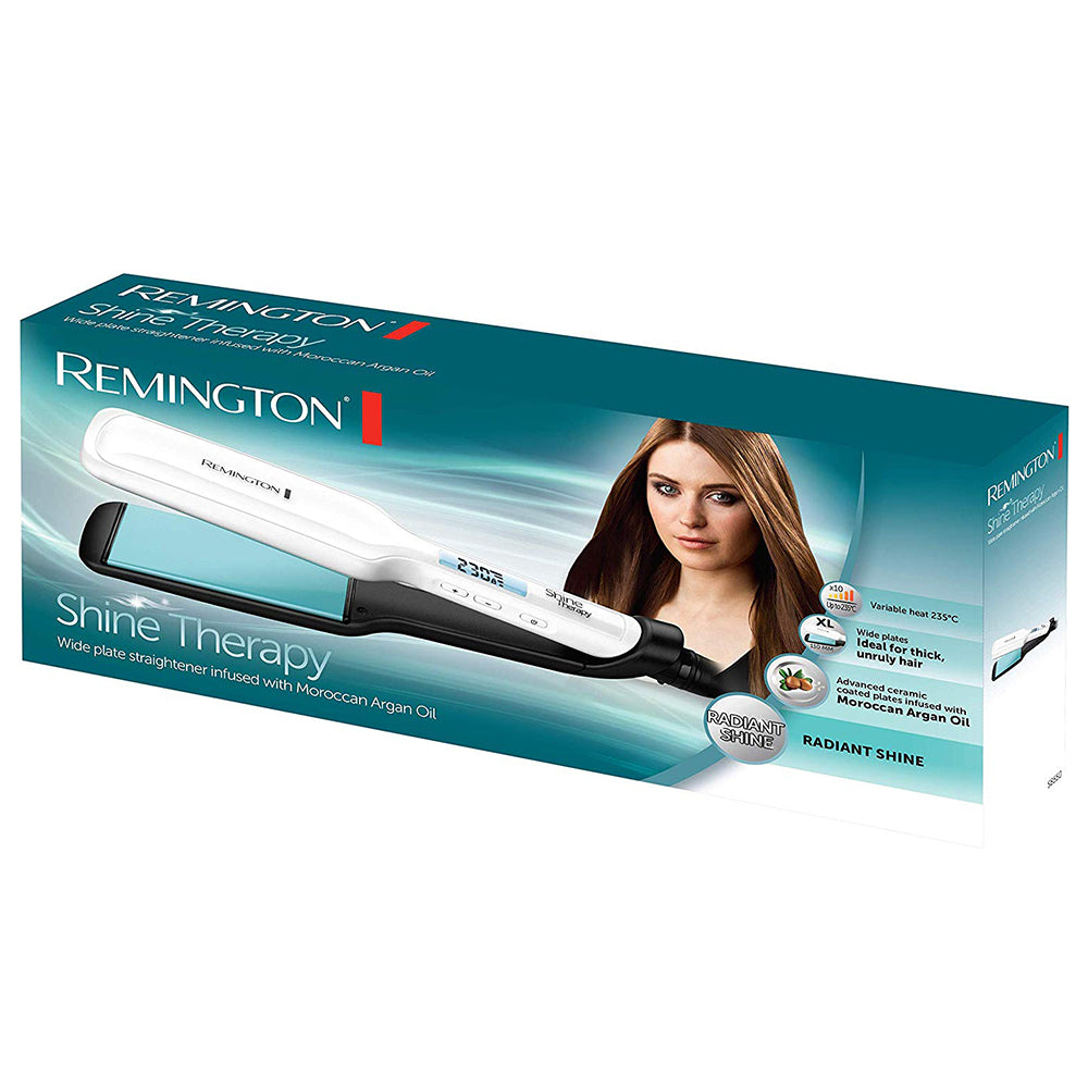 Remington Hair Straightener S8550 Shine Therapy Wide Plate