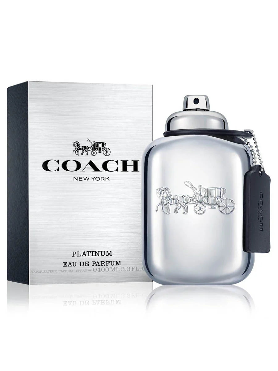 Coach New York Platinum EDP Perfume for Men 100ml
