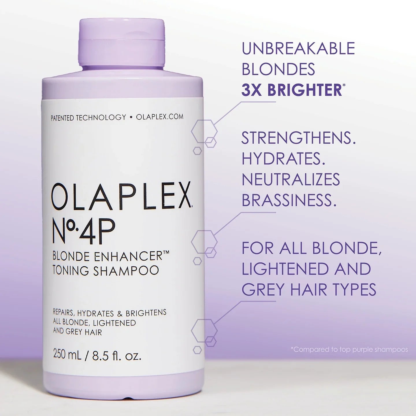 Olaplex No.4P Blonde Enhancer Tonning Shampoo 250ml