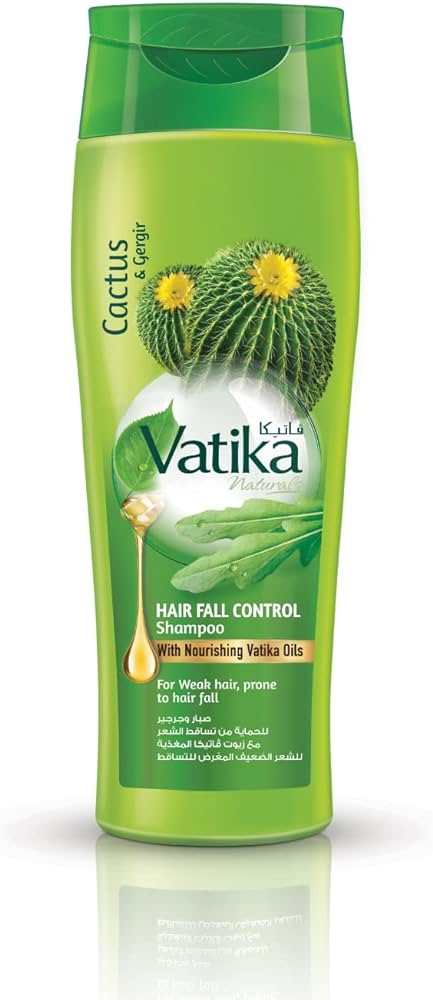 Vatika Cactus & Gergir Hair Fall Control Shampoo 360ml