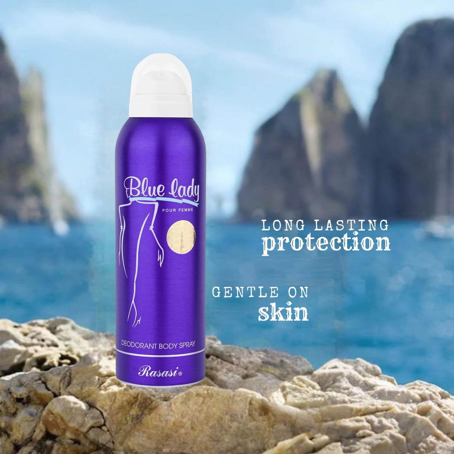 RASASI Blue Lady Body Spray for Women