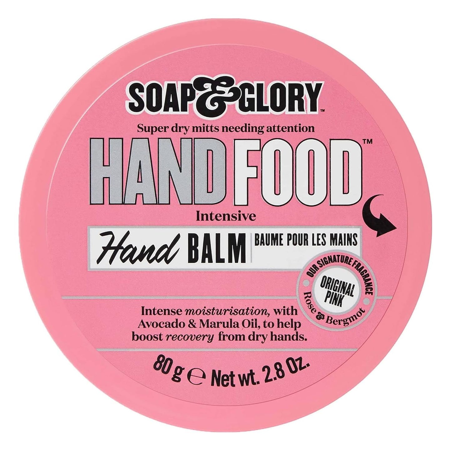Soap and Glory Pink Hand Food Hand Balm 80g