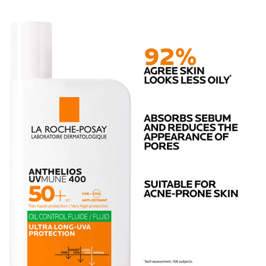 La Roche Posay Anthelios UVmune 400 Fluid Oil Control Sunscreen SPF50 50ml