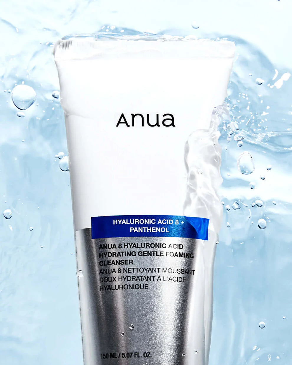 Anua Hyaluronic Acid + Panthenol Hydrating Gentle Foaming Cleanser