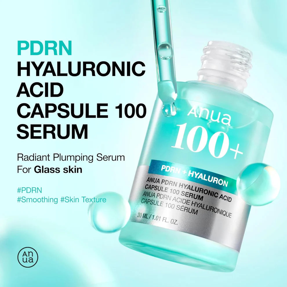 Anua PDRN Hyaluronic acid Capsule 100 Face Serum 30ml