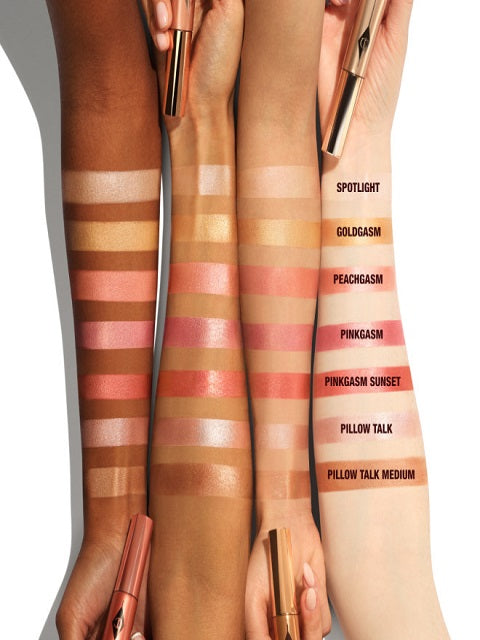 CHARLOTTE TILBURY BEAUTY LIGHT WAND PEACHGASM HIGHLIGHTER BLUSH