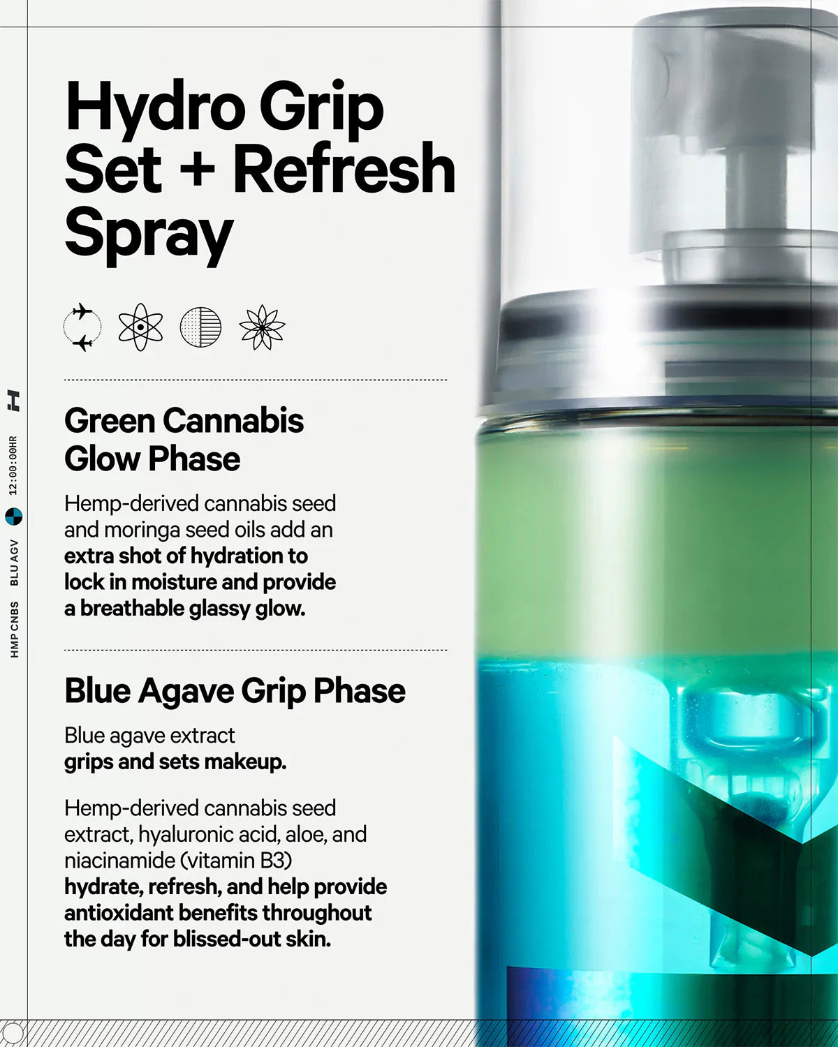 Milk Makeup Hydro Grip Set + Refresh Hydrating Makeup Setting Spray 100ml