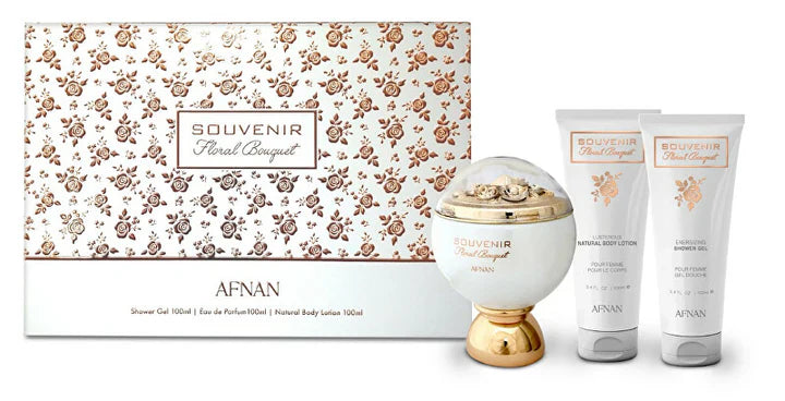 Afnan Souvenir Floral Bouquet Gift Set