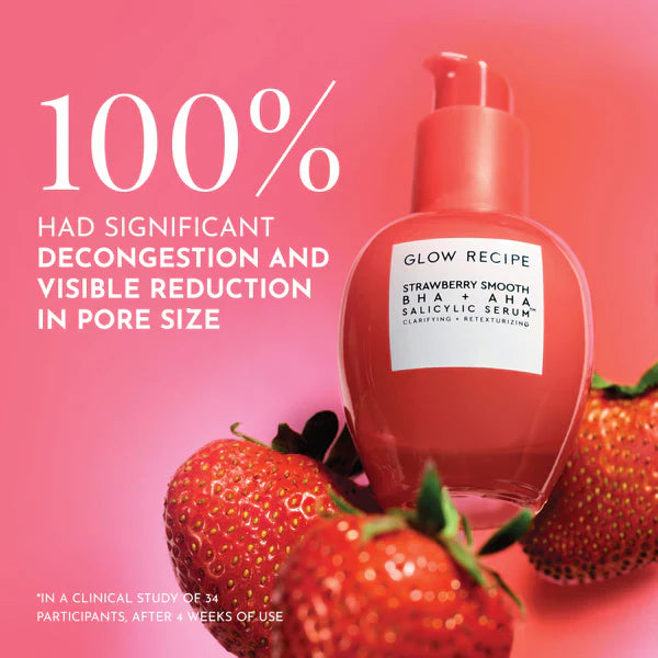 Glow Recipe Strawberry Smooth BHA + AHA Salicylic Acid Serum 30ml
