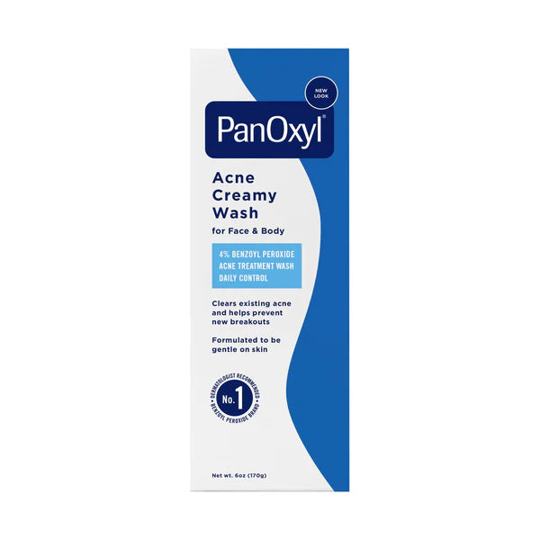 PanOxyl 4% Benzoyl Peroxide Acne Creamy Wash 170g