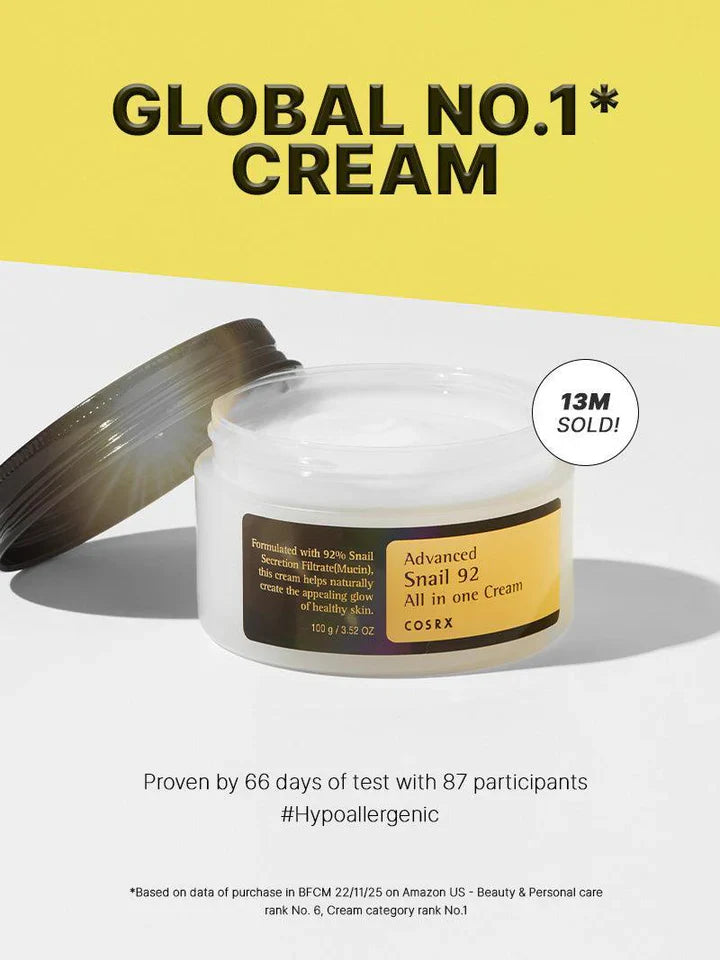 COSRX Advanced Snail 92 All In One Face Cream 100g