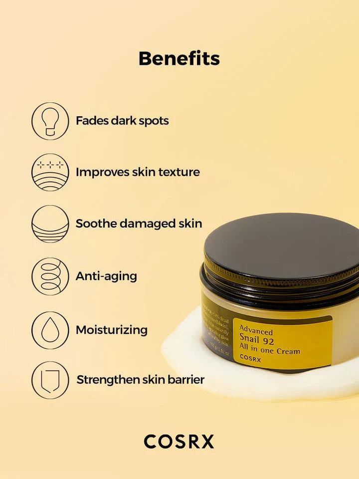 COSRX Advanced Snail 92 All In One Face Cream 100g