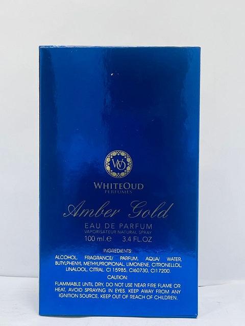 Amber Gold by White Oud Eau De Perfum for Men Perfume 100ml - Khayest