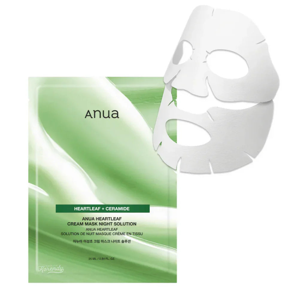 Anua Heartleaf Cream Mask Night Solution Face Mask