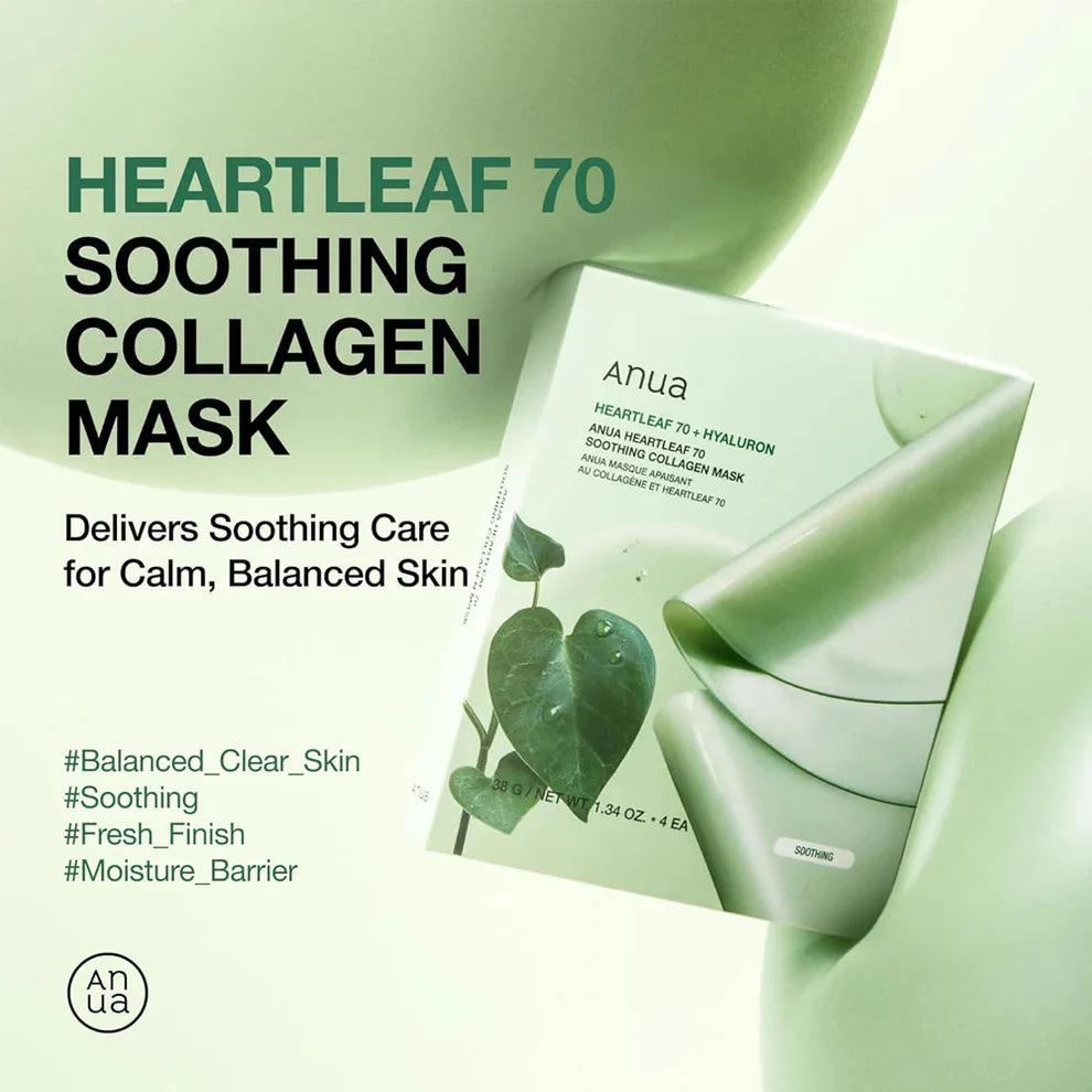 Anua Heartleaf 70 Soothing Collagen Mask