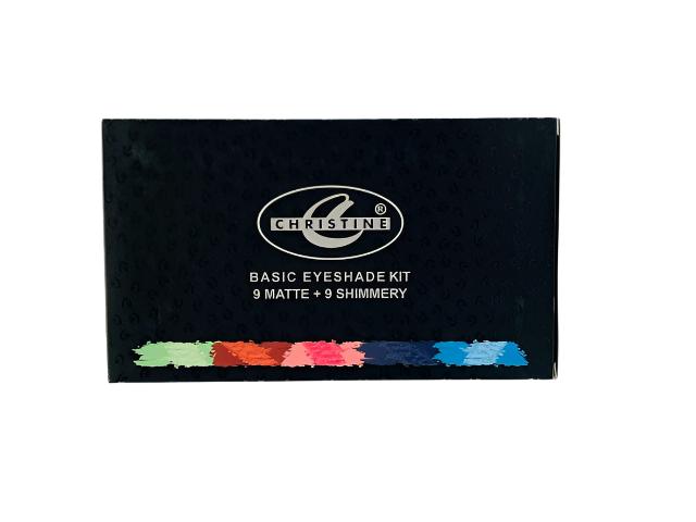 CHRISTINE Basic Eyeshade Kit 9 Matte + 9 Shimmery