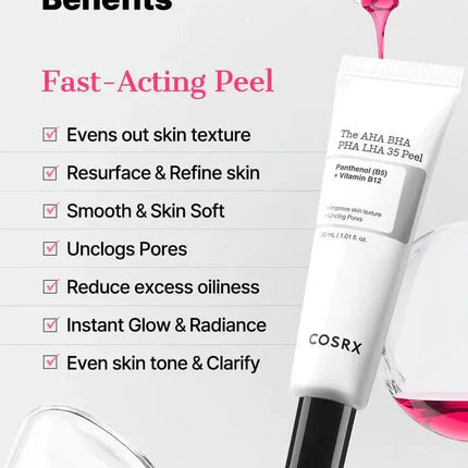 COSRX The AHA BHA PHA 35 Peel Face Serum 30ml