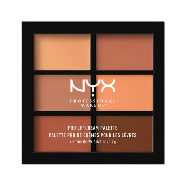 NYX Pro Lip Cream Palette The Nude