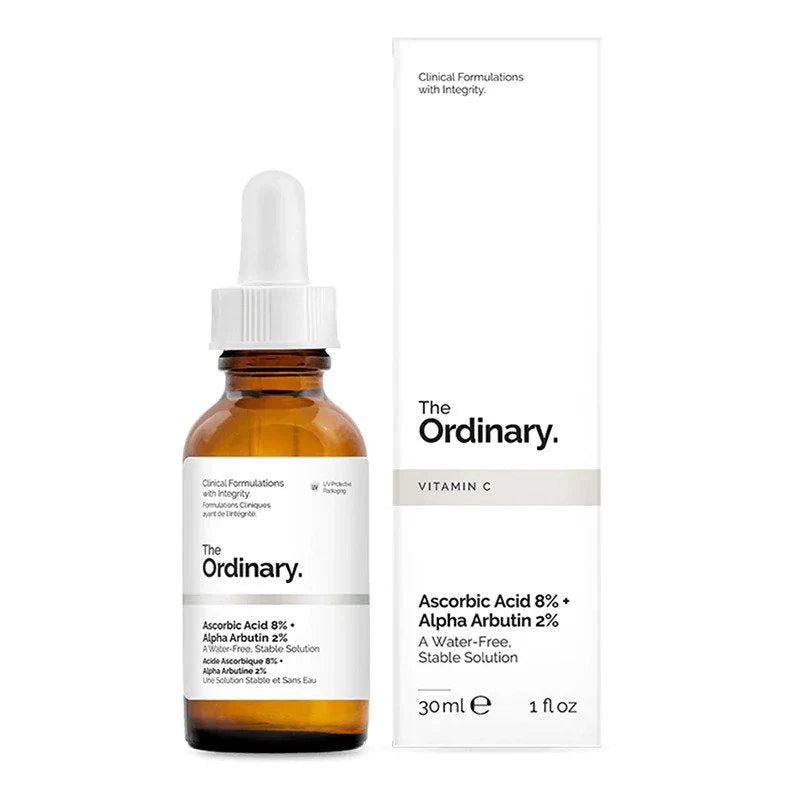 The ordinary ascorbic acid 8% + alpha arbutin 2 % face serum 30ml