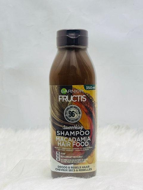 Garnier FRUCTIS Macademia Hair Food Smoothing Hair Shampoo 350ml - Khayest