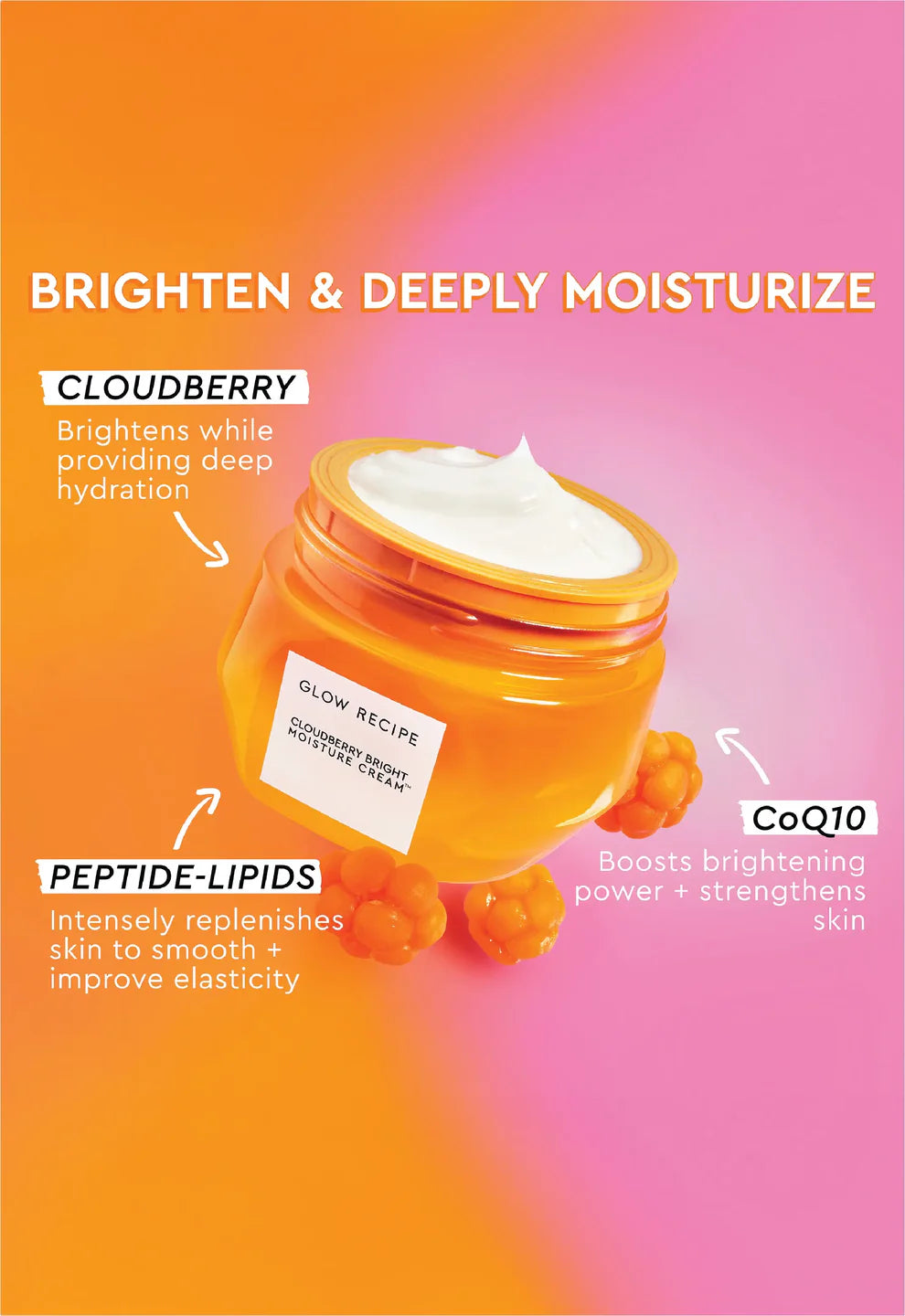 Glow Recipe Cloudberry Bright Refillable Cream Moisturizer 50ml