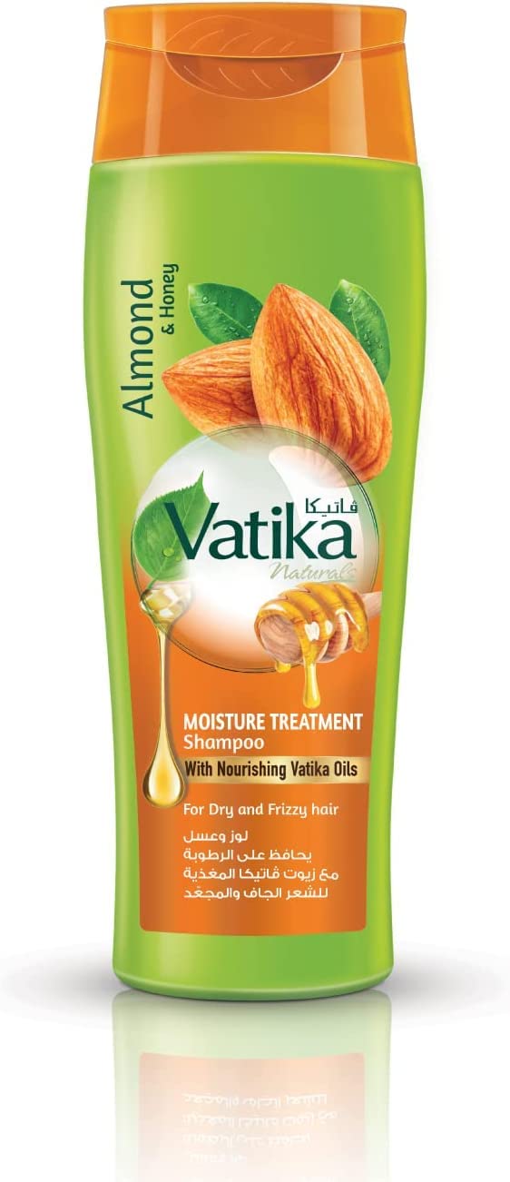 Vatika Almond & Honey Moture Treatment Hair Shampoo For Dry & Frizzy Hair 360ml