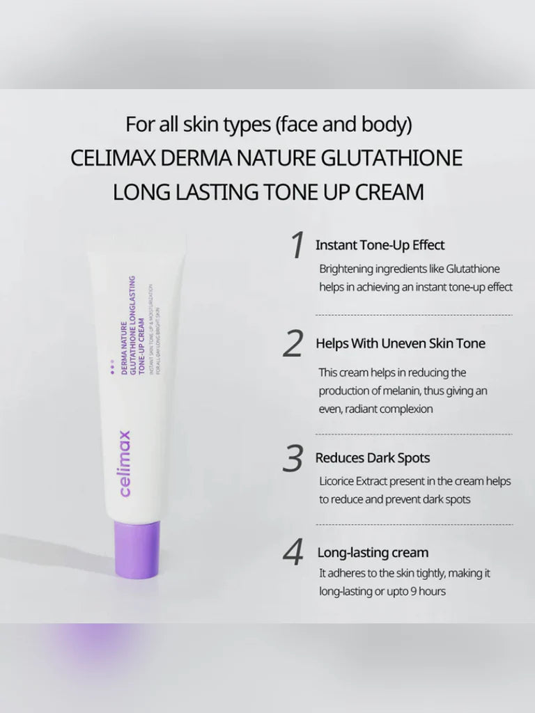 Celimax Derma Nature Glutathione Long Lasting Tone Up Cream 35ml
