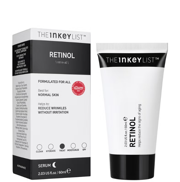 The Inkeylist Retinol Scar, Mark And Wrinkle Solution Face Serum 60ml