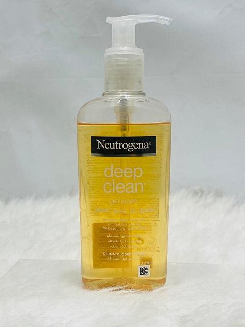 Neutrogena Deep Clean Gel Wash Facial Cleanser 200ml - Khayest