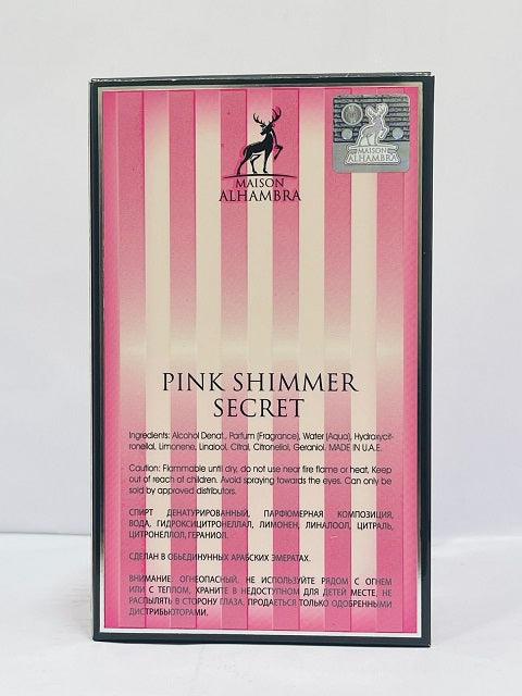 Pink Shimmer Secret Eau De Parfum For Women Perfume 100ml - Khayest