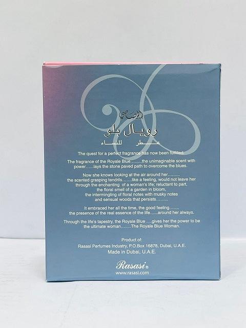 Royale Blue Eau De Parfum For Women Perfume 50ml - Khayest