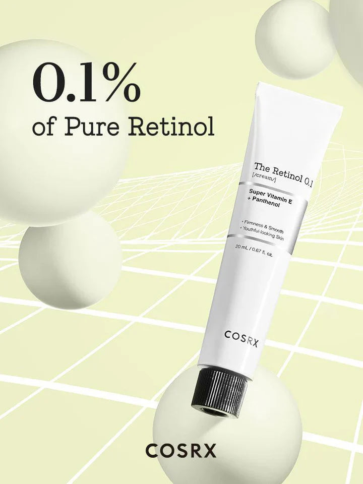 COSRX The Retinol 0.1 Super Vitamin E + Panthenol Cream 20ml