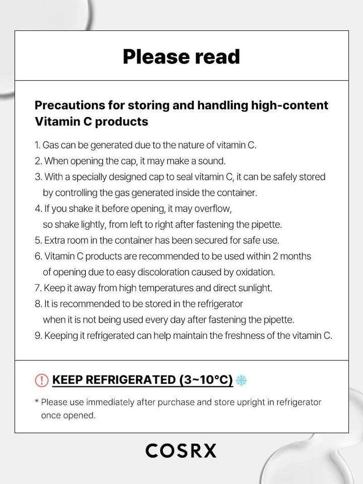 COSRX The Vitamin C 23 Face Serum