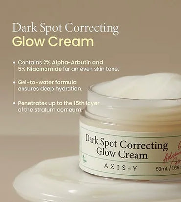 Axis-Y Dark Spot Correcting Glow Face Cream 50ml