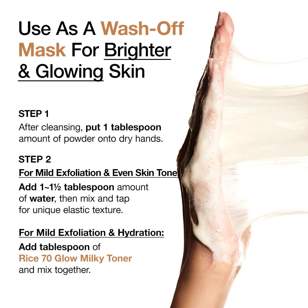 ANUA Rice + Ceramide Brightening Cleansing Powder 40g