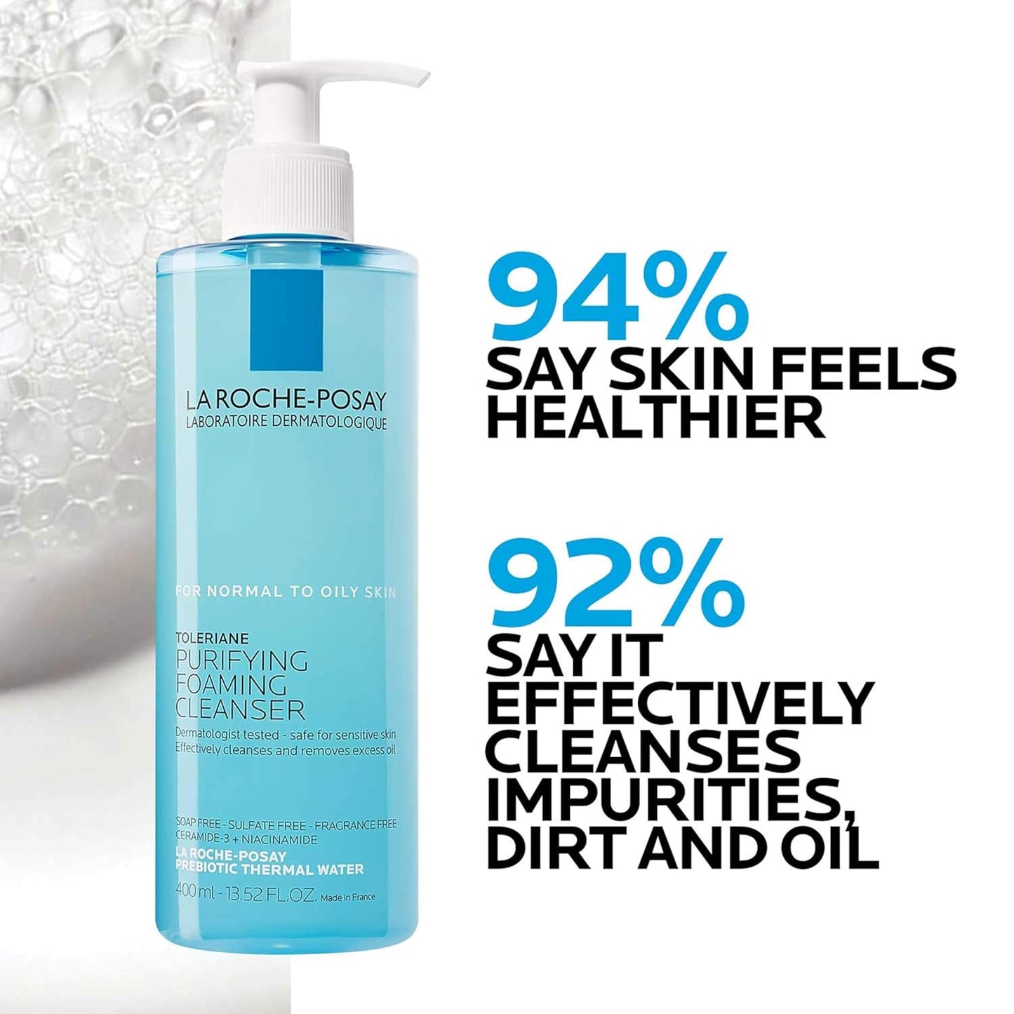 La Roche Posay Purifying Foaming Cleanser 400ml