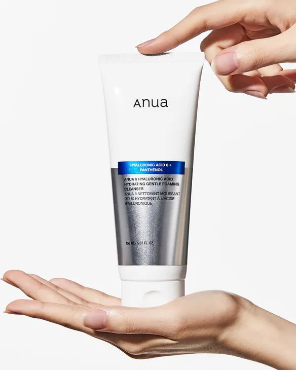 Anua Hyaluronic Acid + Panthenol Hydrating Gentle Foaming Cleanser