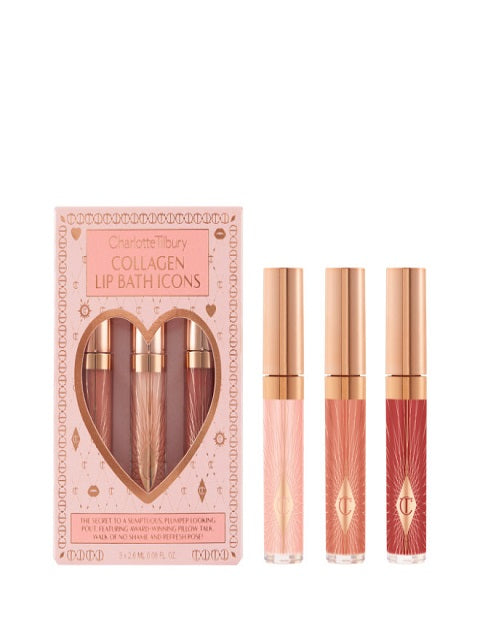 CHARLOTTE TILBURY COLLAGEN LIP BATH ICONS LIMITED EDITION KIT