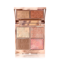 Charlotte Tilbury Glowgasm Face Palette 4 Skin and Eye Gliding Highlighter