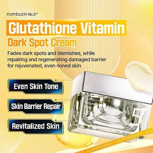 Numbuzin No.5 Vitamin Glutathione Dark Spot Laser Cream 50ml