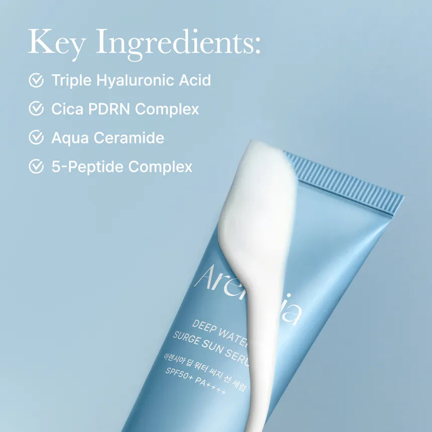 Arencia Deep Water Sugar Sun Serum SPF 50