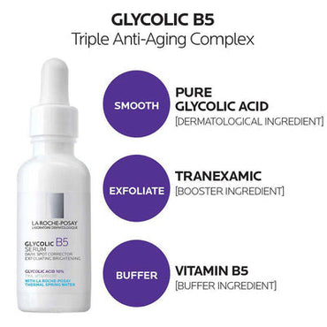 La Roche posay Glycolic B5 Face Serum 30ml
