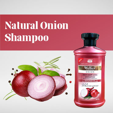 Wellice Onion Anti Hair Loss Shampoo 400ml