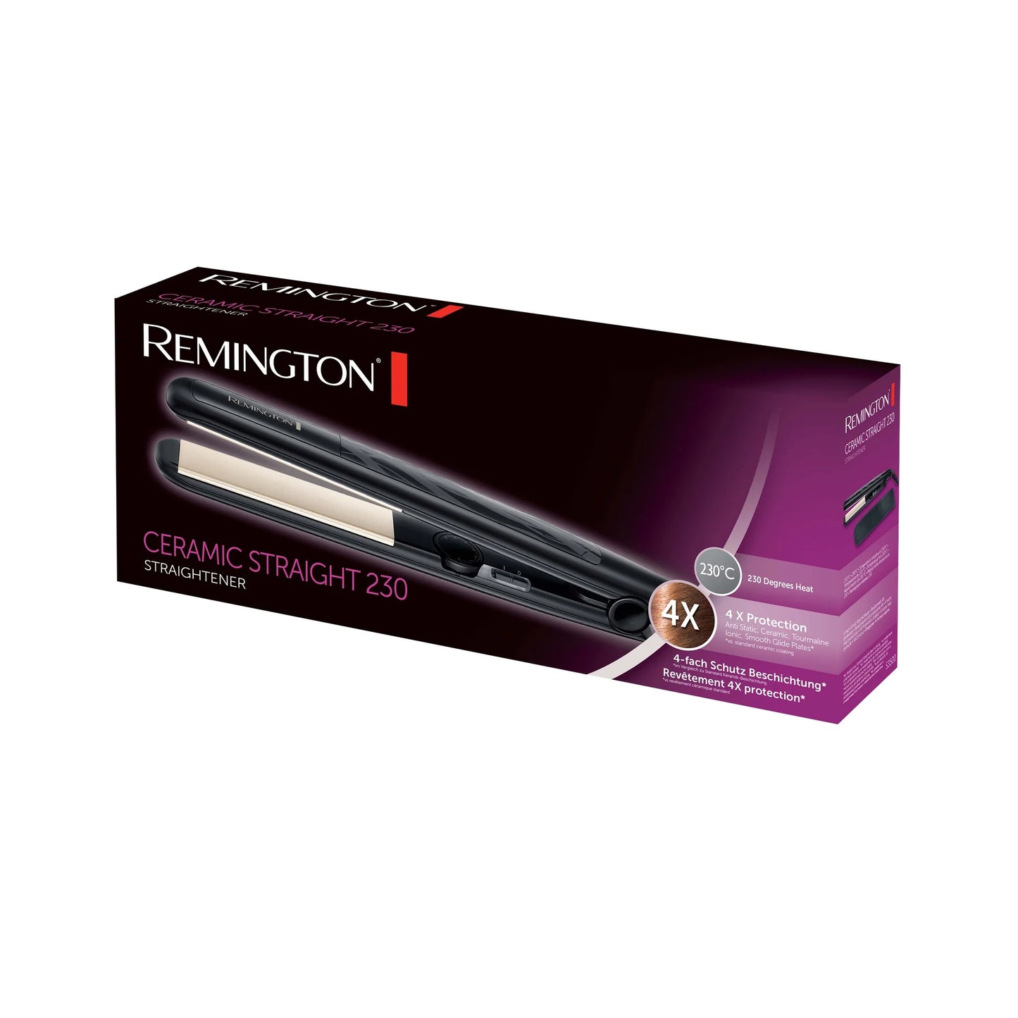 Remington Hair Straightener S3500 - Ceramic Straight 230