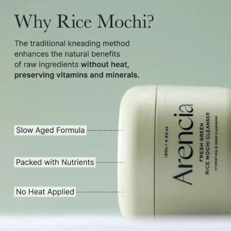 Arencia - Fresh Green Rice Mochi Cleanser 120g
