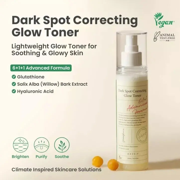 Axis-Y Dark Spot Correcting Glow Toner – 125ml