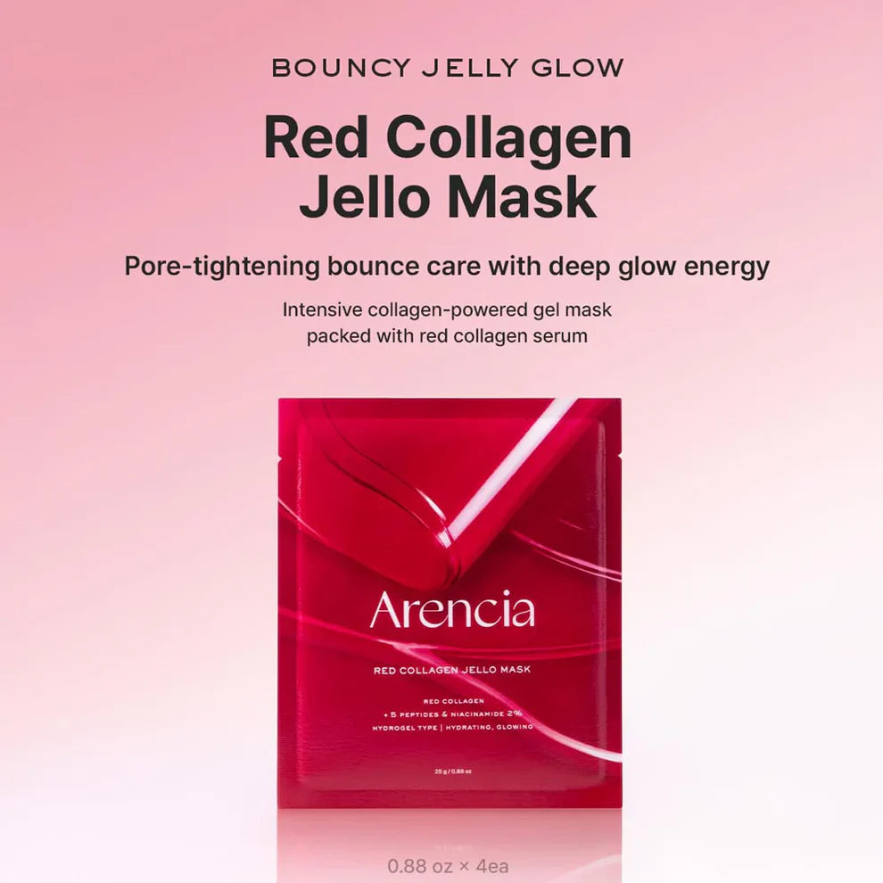 Arencia Red Collegen Jello Mask